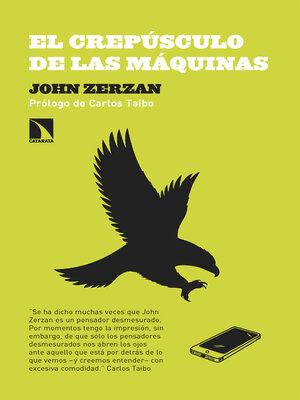 cover image of El crepúsculo de las máquinas